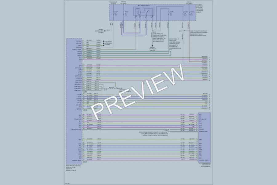 2012 Ford Flex Transmission wiring diagram preview