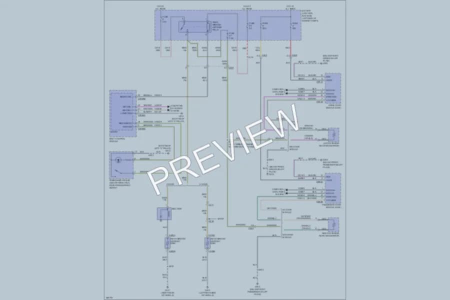 2012 Ford Focus Defoggers wiring diagram preview