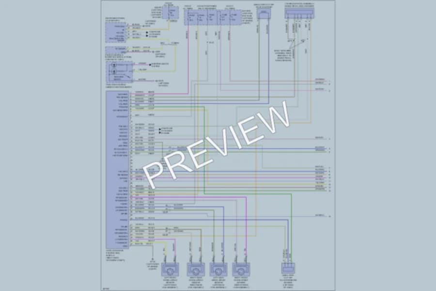 2012 Ford Fusion Anti Lock Brakes wiring diagram preview