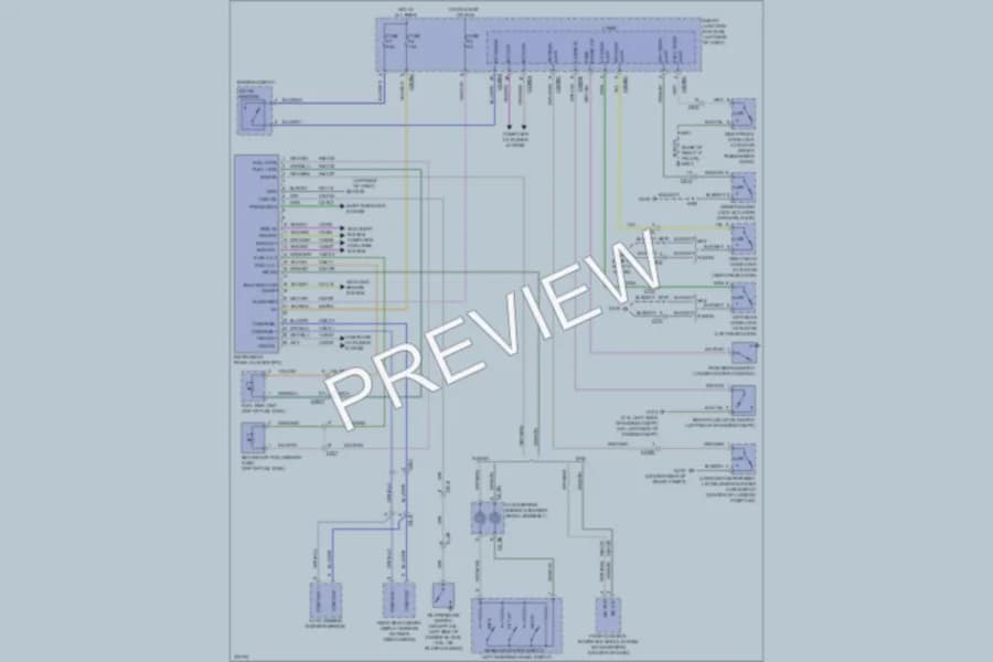 2012 Ford Fusion Instrument Cluster wiring diagram preview