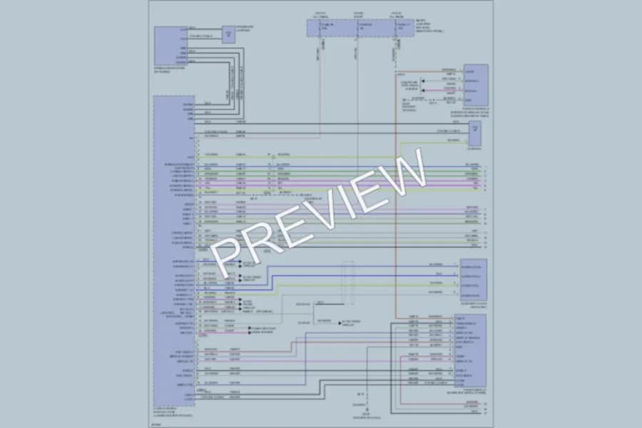 2012 Ford Mustang Navigation wiring diagram preview