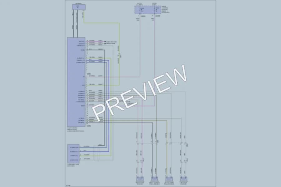 2012 Ford Mustang Radio wiring diagram preview