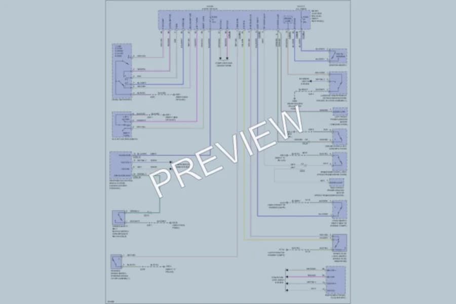 2012 Ford Mustang Warning Systems wiring diagram preview