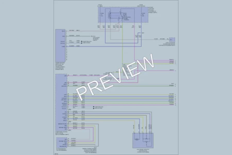2012 Ford Taurus Cruise Control wiring diagram preview