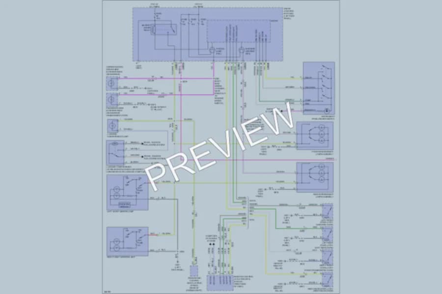 2012 Ford Taurus Interior Lights wiring diagram preview