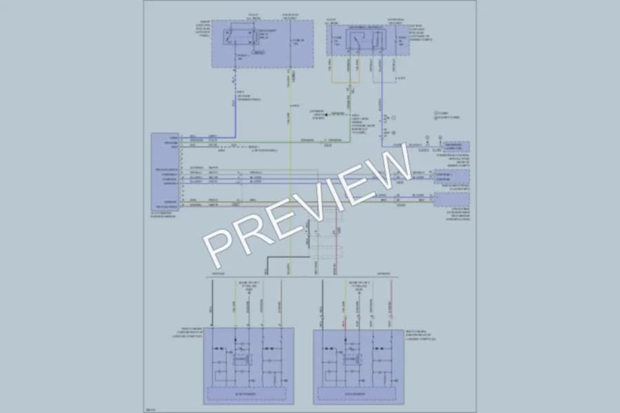 2012 Ford Taurus Power Mirrors wiring diagram preview