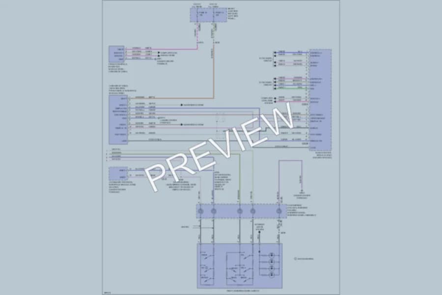 2012 Ford Taurus Radio wiring diagram preview
