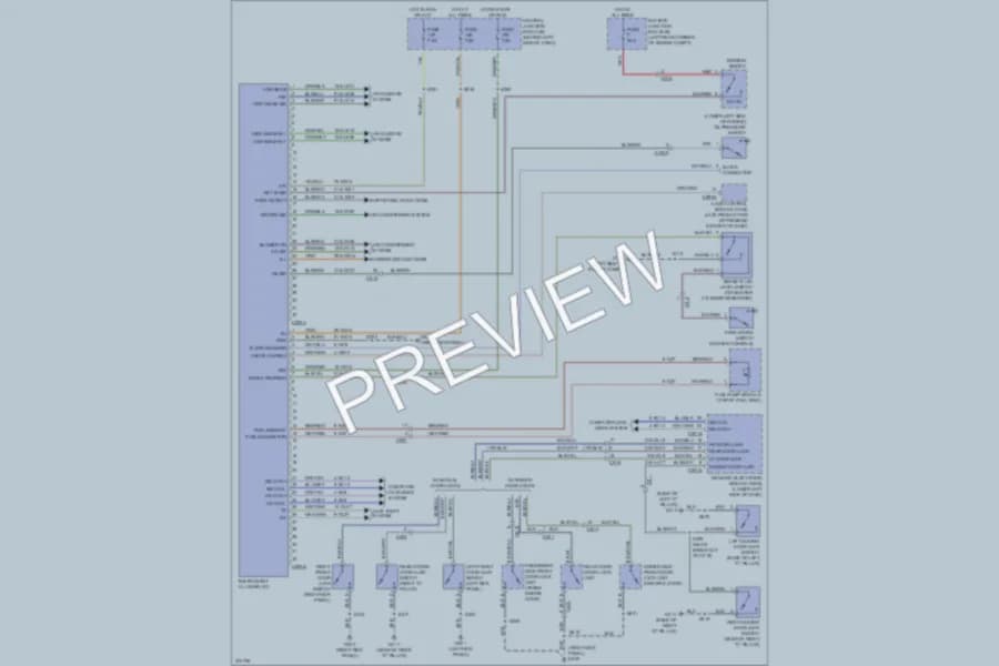 2012 Ford TransitConnect Instrument Cluster wiring diagram preview