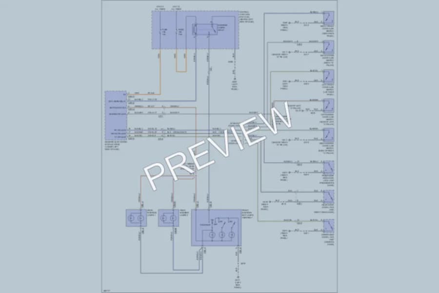 2012 Ford TransitConnect Interior Lights wiring diagram preview