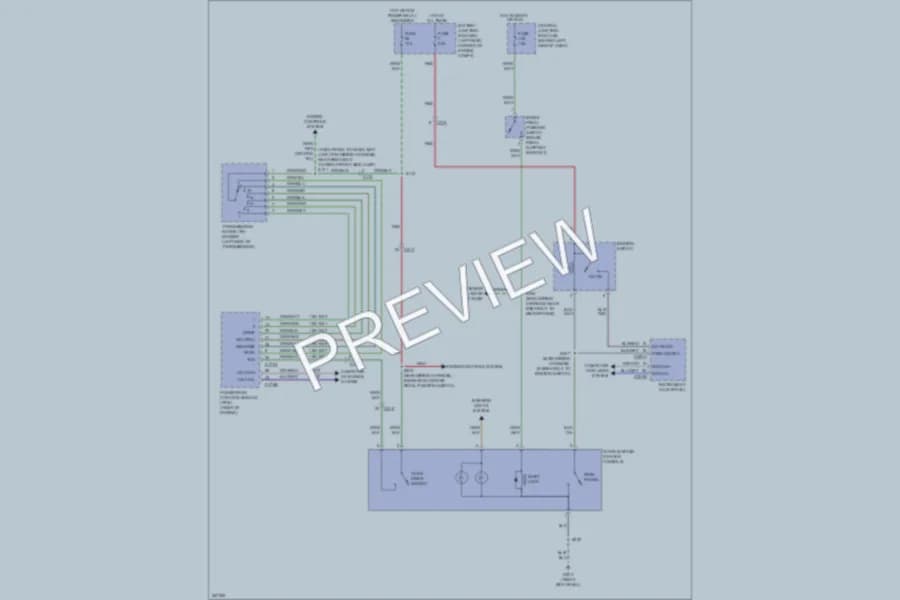 2012 Ford TransitConnect Shift Interlock wiring diagram preview