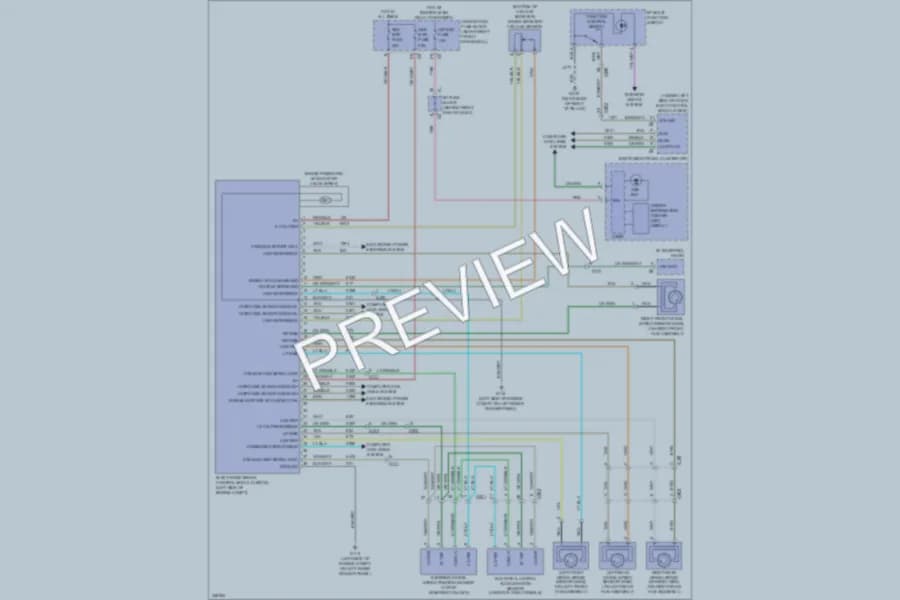 2012 GMC Acadia Anti Lock Brakes wiring diagram preview