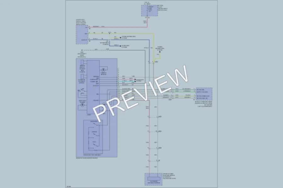 2012 GMC Acadia Power Mirrors wiring diagram preview