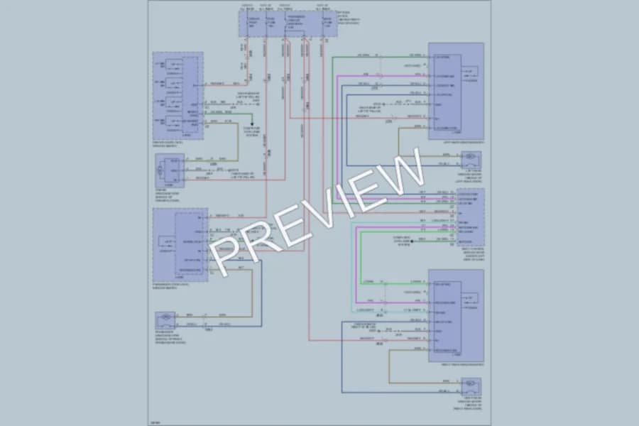 2012 GMC Acadia Power Windows wiring diagram preview