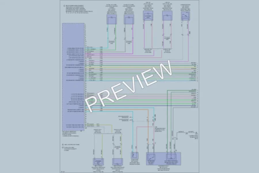 2012 GMC C2500YukonXL Supplemental Restraints wiring diagram preview