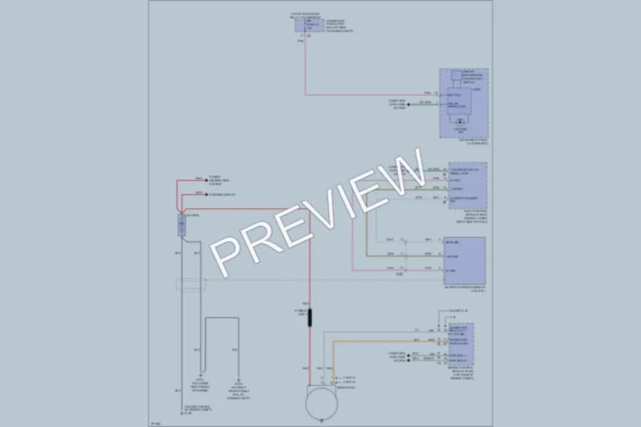 2012 GMC G2500 Starting Charging wiring diagram preview with protected circuit layout