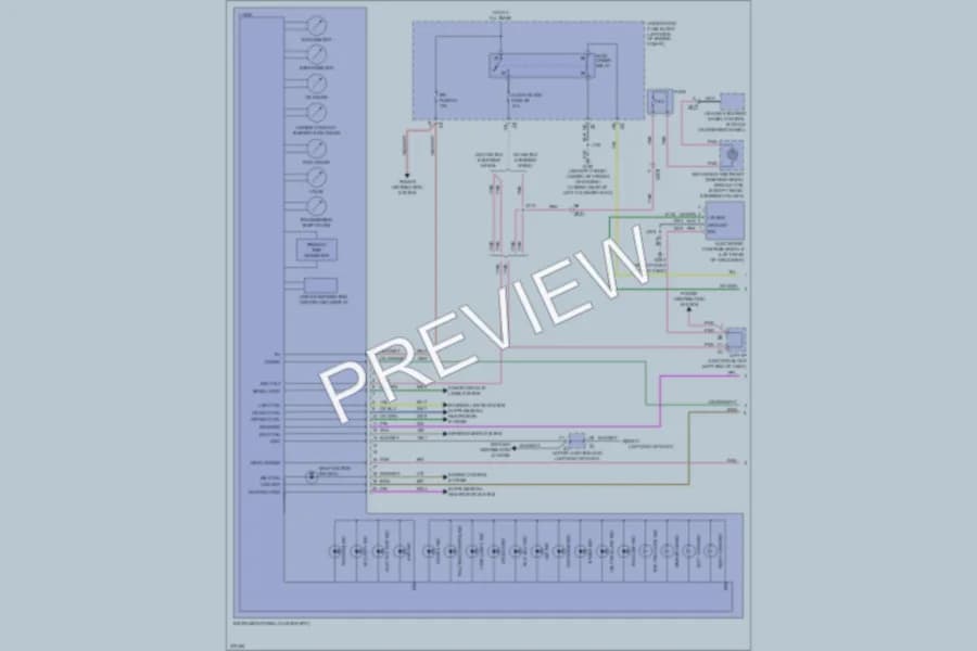 2012 GMC YukonDenali Instrument Cluster wiring diagram preview