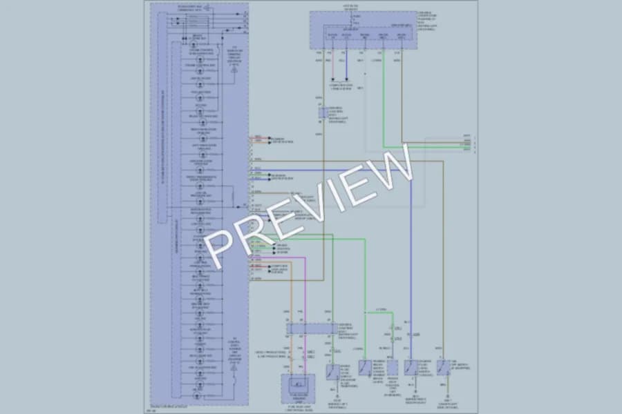 2012 Honda Accord Instrument Cluster wiring diagram preview