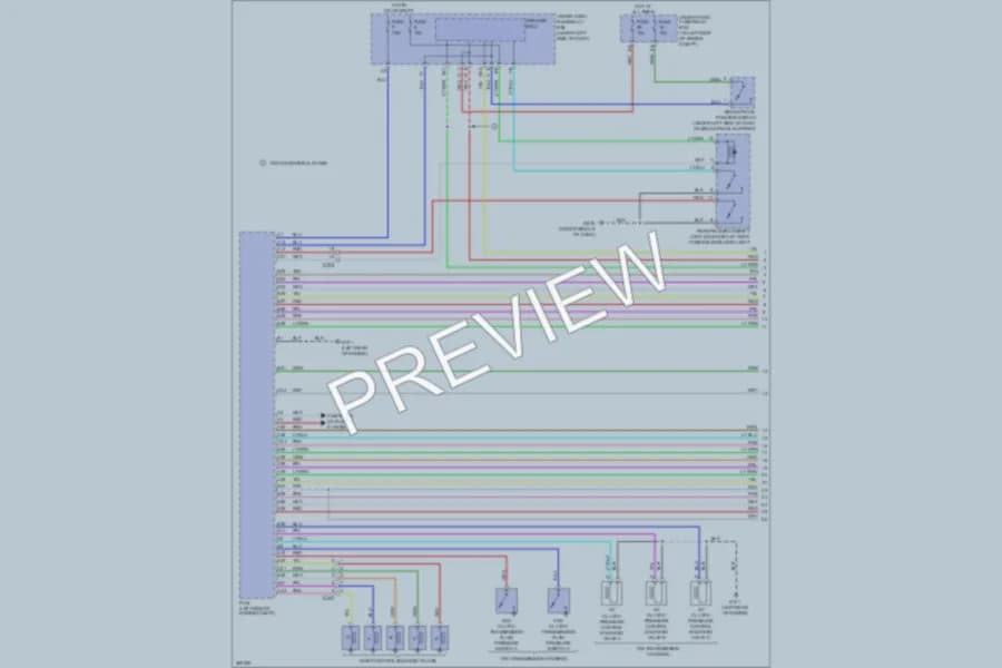 2012 Honda CRV Transmission wiring diagram preview
