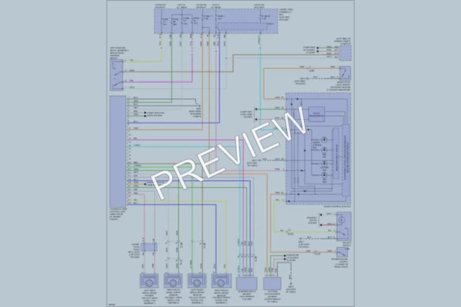2012 Honda CRZ Anti Lock Brakes wiring diagram preview