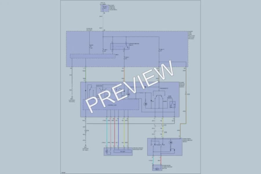 2012 Honda CRZ Power Windows wiring diagram preview