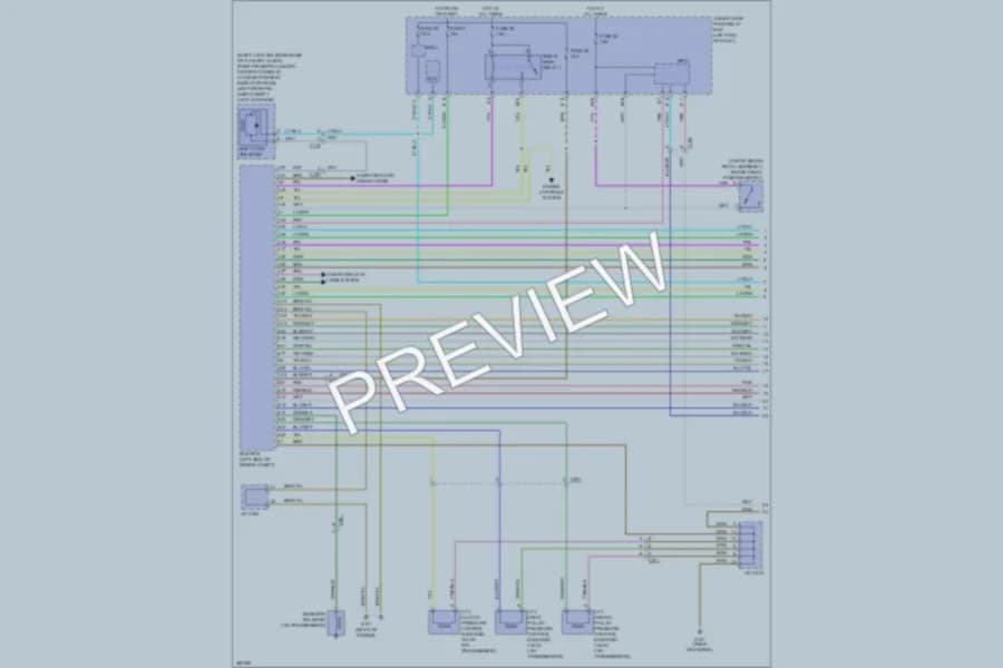 2012 Honda CRZ Transmission wiring diagram preview