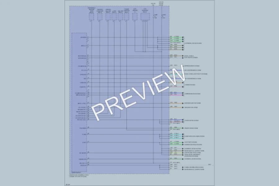 2012 Honda Civic Body Control Modules wiring diagram preview