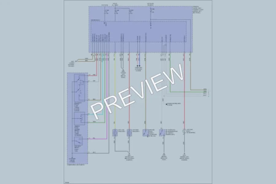 2012 Honda Crosstour Headlights wiring diagram preview