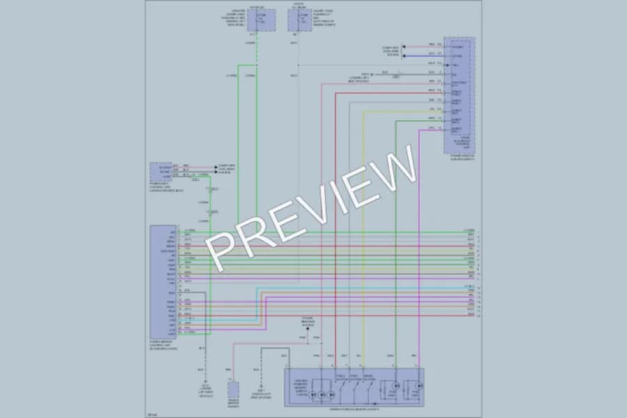 2012 Honda Crosstour Memory Systems wiring diagram preview
