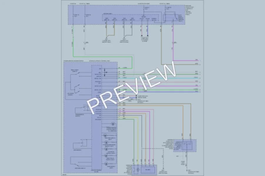 2012 Honda Crosstour Power Windows wiring diagram preview