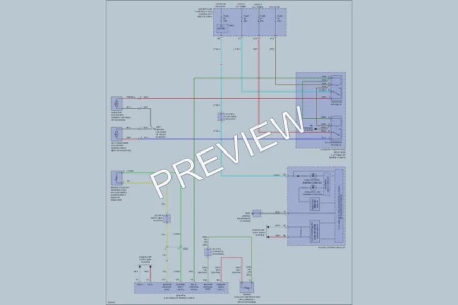 2012 Honda Fit Cooling Fan wiring diagram preview