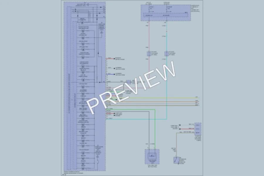 2012 Honda Fit Instrument Cluster wiring diagram preview