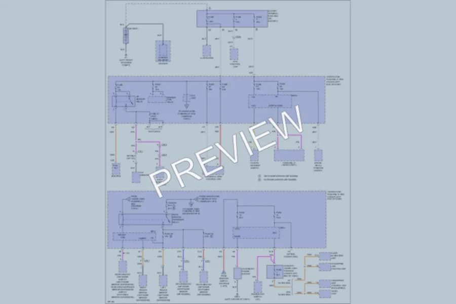 2012 Honda Fit Power Distribution wiring diagram preview