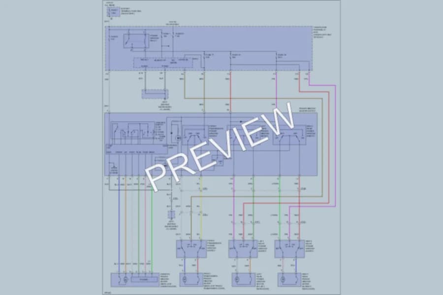 2012 Honda Fit Power Windows wiring diagram preview