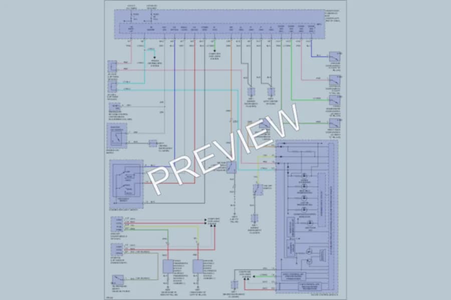 2012 Honda Fit Warning Systems wiring diagram preview