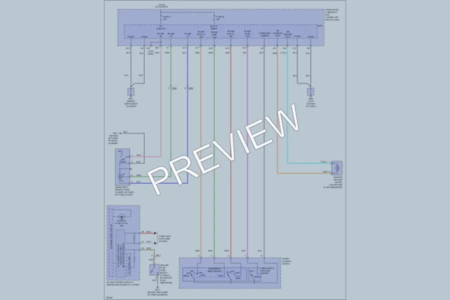 2012 Honda Fit Wiper Washer wiring diagram preview