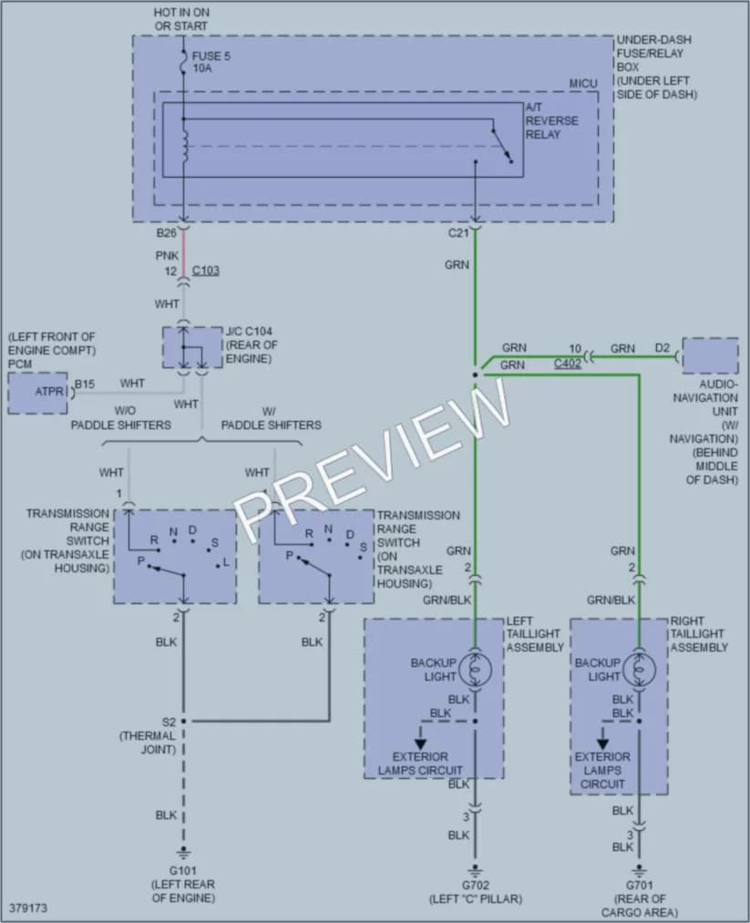 2012 Honda Insight Exterior Lights wiring diagram preview