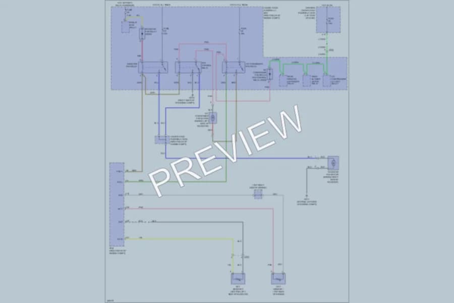2012 Honda Odyssey Cooling Fan wiring diagram preview