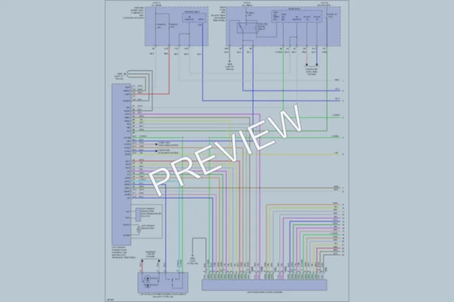 2012 Honda Odyssey Trunk Tailgate Fuel Door wiring diagram preview