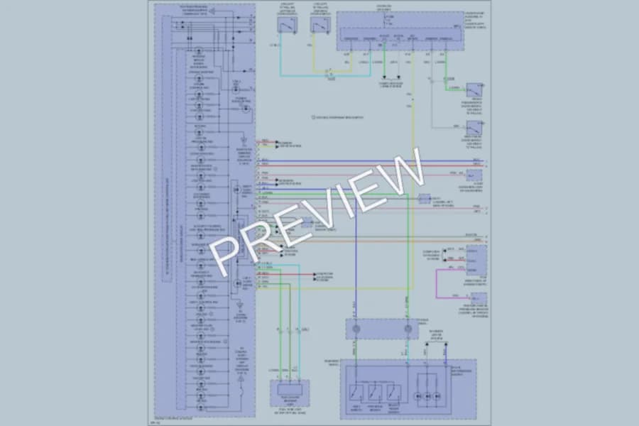 2012 Honda Pilot Instrument Cluster wiring diagram preview