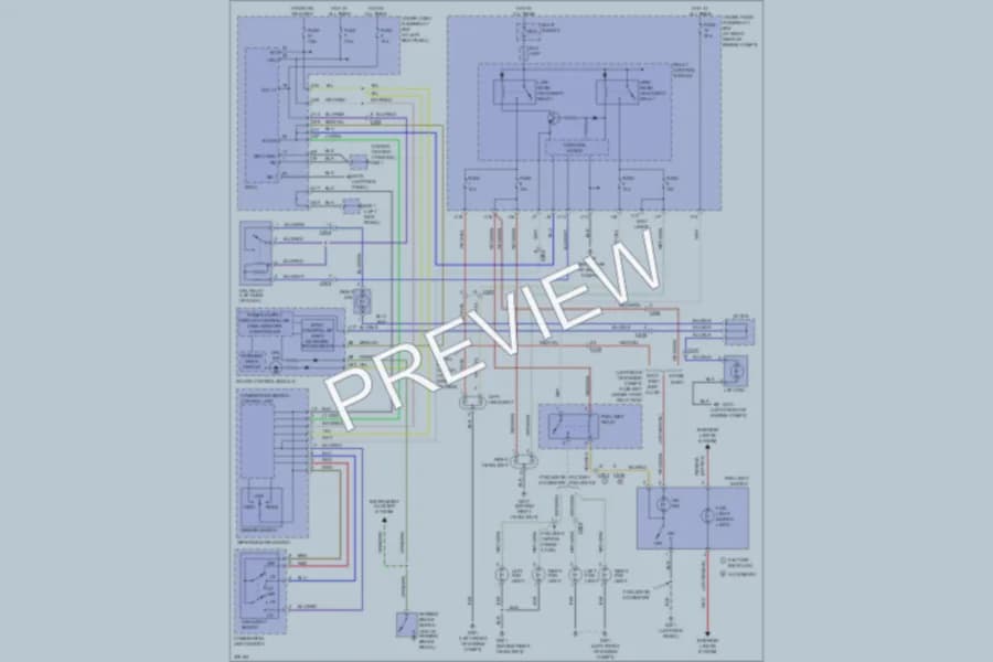 2012 Honda Ridgeline Headlights wiring diagram preview