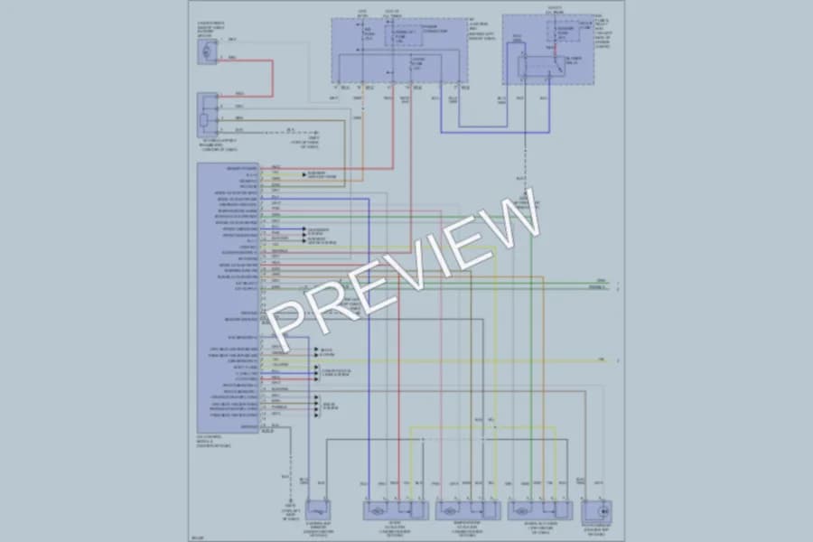 2012 Hyundai Accent Air Conditioning wiring diagram preview