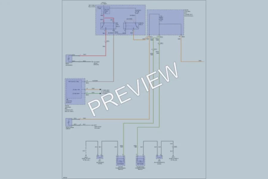 2012 Hyundai Azera Defoggers wiring diagram preview