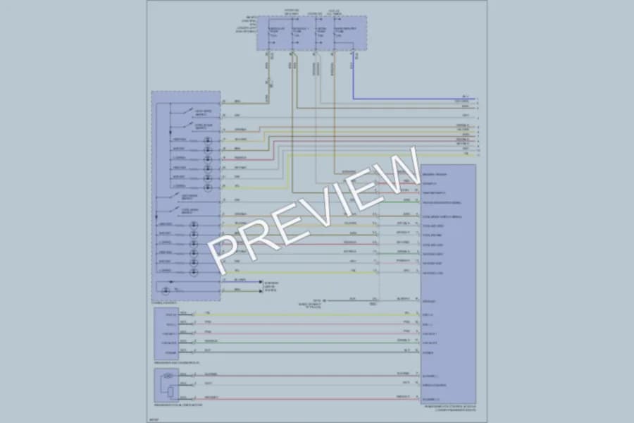 2012 Hyundai Azera Power Seats wiring diagram preview