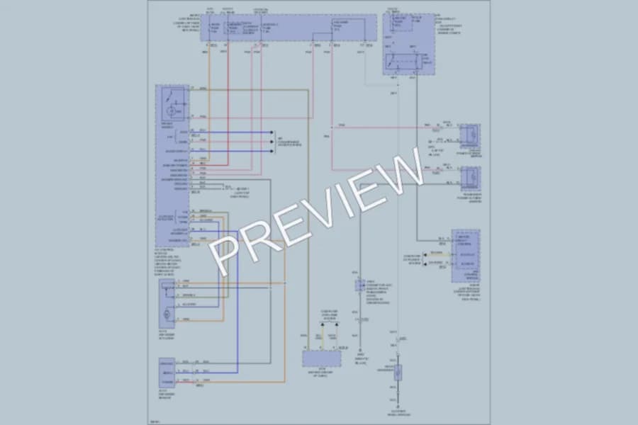 2012 Hyundai Elantra Defoggers wiring diagram preview