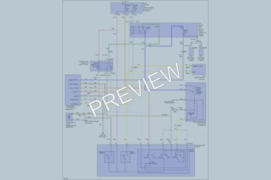 2012 Hyundai Elantra Wiper Washer wiring diagram preview