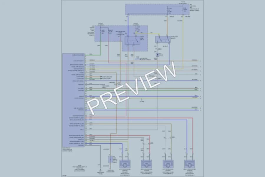 2012 Hyundai Equus Anti Lock Brakes wiring diagram preview