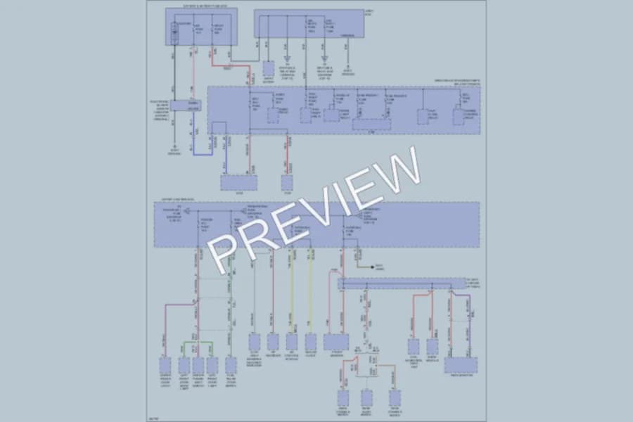 2012 Hyundai Equus Power Distribution wiring diagram preview