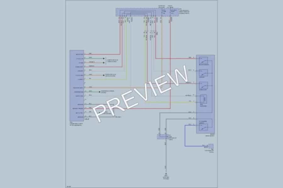 2012 Hyundai Equus Transmission wiring diagram preview