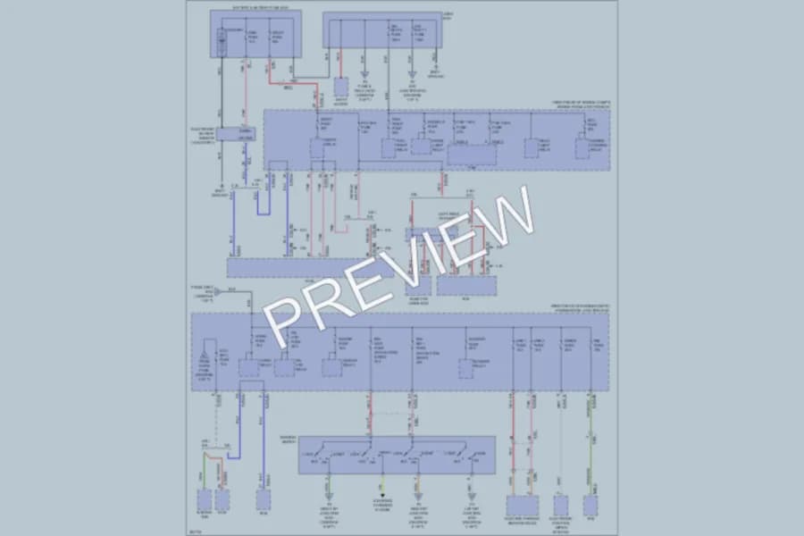 2012 Hyundai Genesis Power Distribution wiring diagram preview