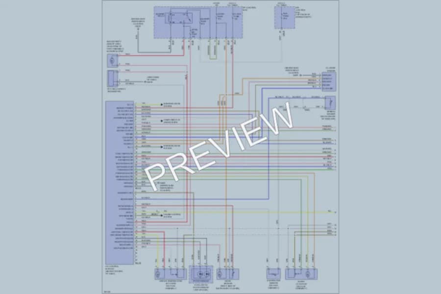 2012 Hyundai SantaFe Air Conditioning wiring diagram preview
